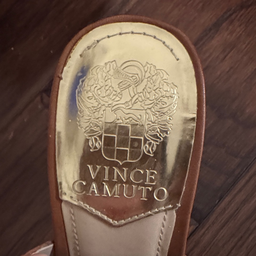 Vince Camuto Women's Tan Strappy Sandals Style Estelli size 8M / 38 - Picture 4 of 8